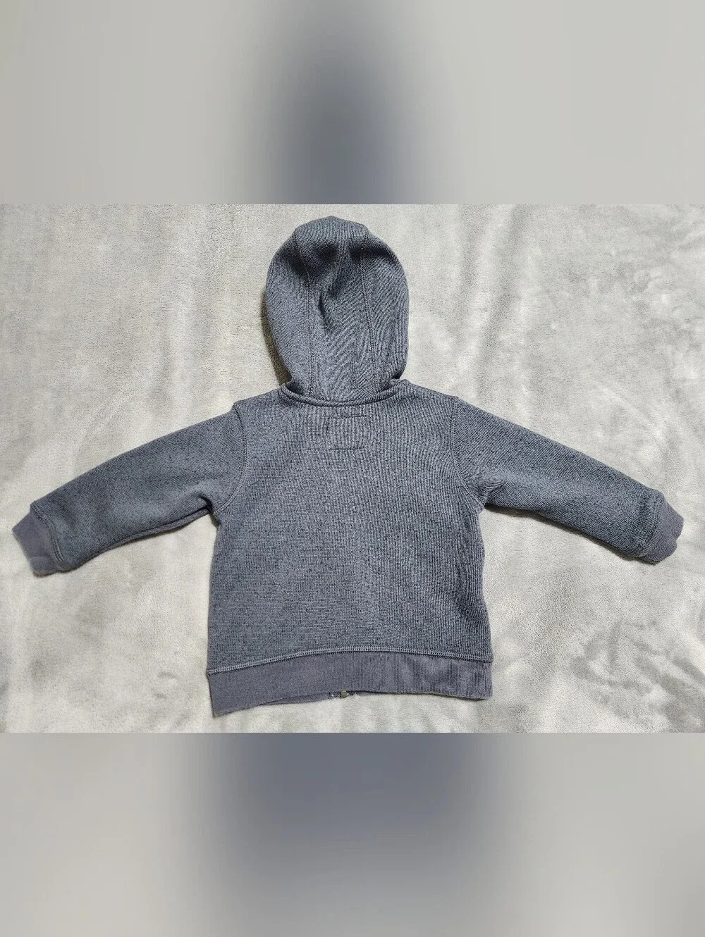 OshKosh B’gosh Gray Full-Zip Fleece Hoodie 24M